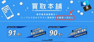 Appleギフトカード 手数料1